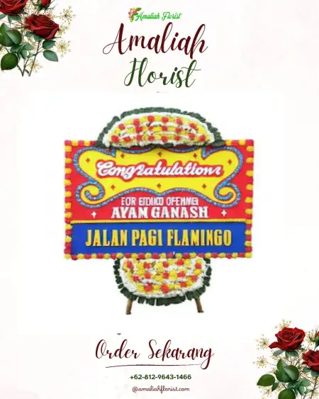 Sewa Papan Bunga Rhee